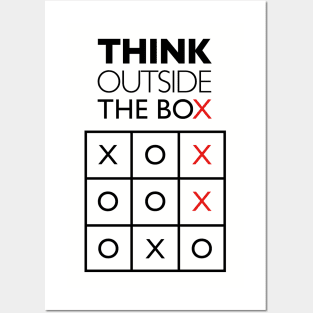 THINK OUTSIDE THE BOX Posters and Art